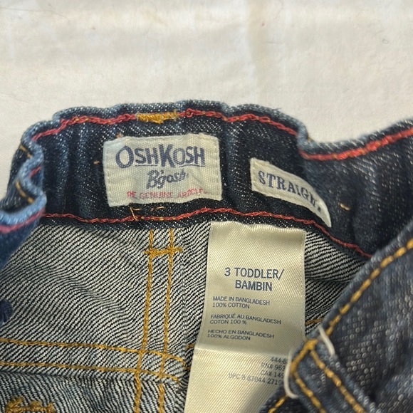 OshKosh B'gosh LIKE NEW Blue Denim Jeans with Adjustable Waist - Picture 2 of 5